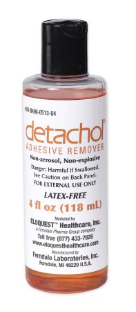 Adhesive Remover Detachol® Liquid 4 oz.(1/EA 12/CS) by Ferndale Laboratories, Inc.  ID 0513-04